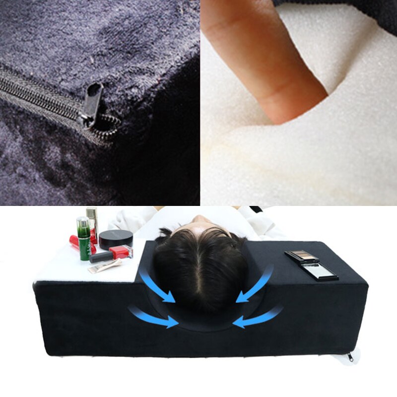 Professionele Wimper Extension Kussen Speciale Flanel Salon Gebruik Geheugen Kussen U Vorm Stand Geënt Voor Wimper Extension