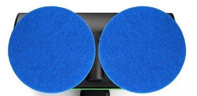 Paño de encerado reutilizable para K-STAR, mopa eléctrica inalámbrica, paño de limpieza, 16cm de diámetro: blue