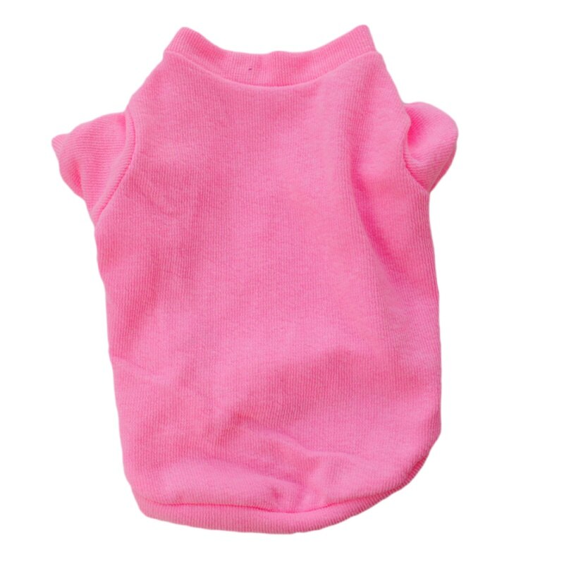 T-Shirt pour animal de compagnie, T-Shirt pour petit chiot, Chihuahua, chiot, chat, Teddy, vêtement de printemps: Dark Pink / S