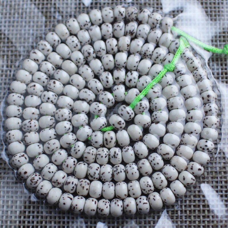 Hainan Xingyue Bodhi Original Seed Small Seed Mini Vegetable Beads Bracelet Buddhist Beads: 4x6mm