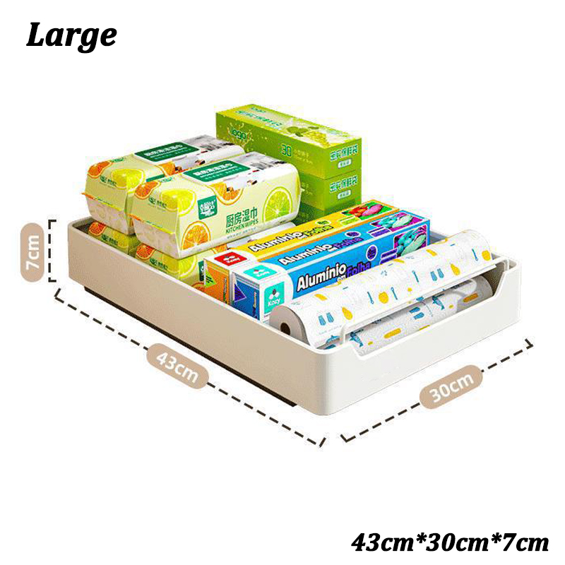 Boîte de rangement de cuisine avec Rail coulissant, armoire extractible, étagère de rangement pour épices, garde-manger, tiroir, panier organisateur de cuisine: jaune clair