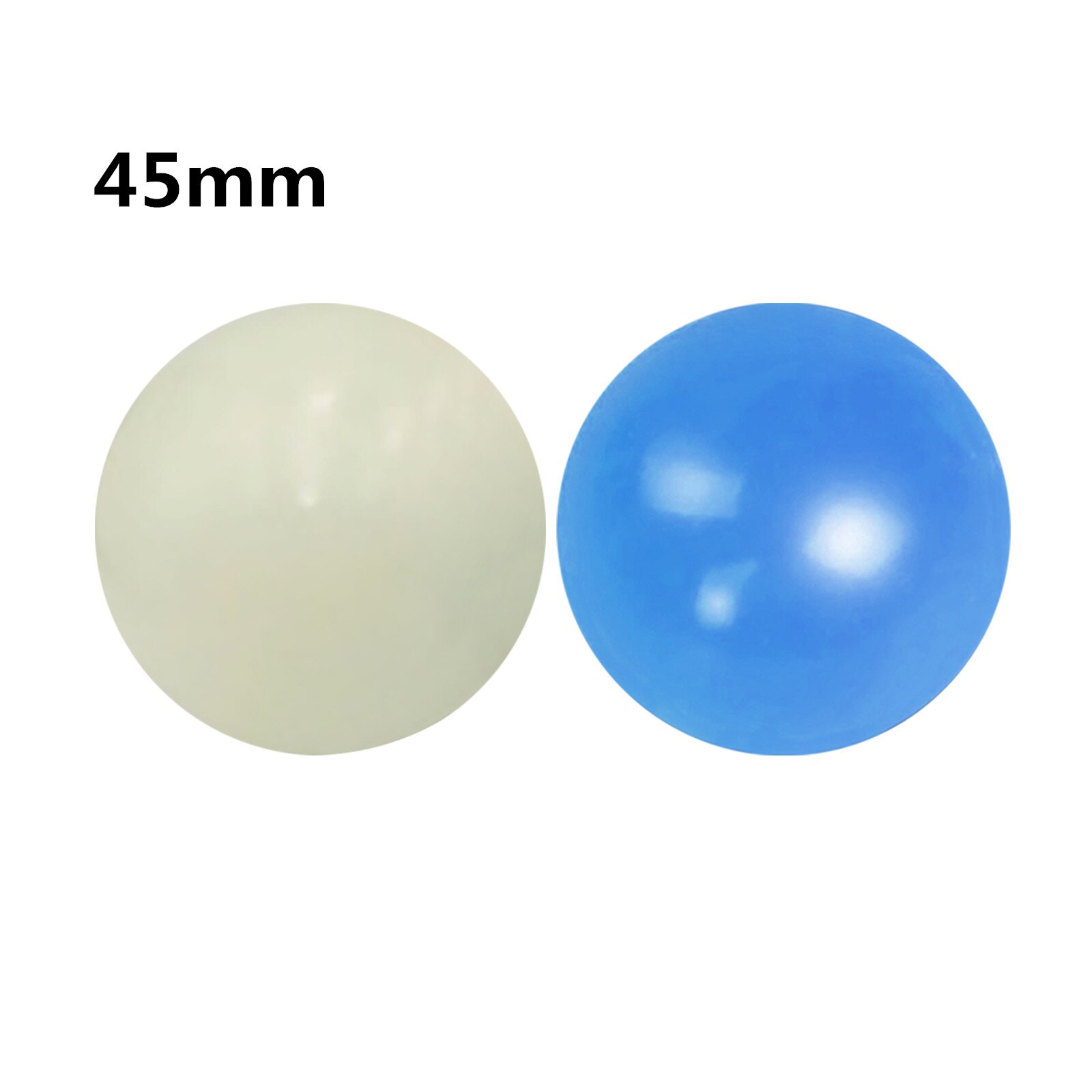 4pc Stick Wall Ball Fluorescent Squash Xmas Sticky Target Ball Decompression Throw Fidget Toy Kids Novelty Stress Relief: O 2pcs 45mm