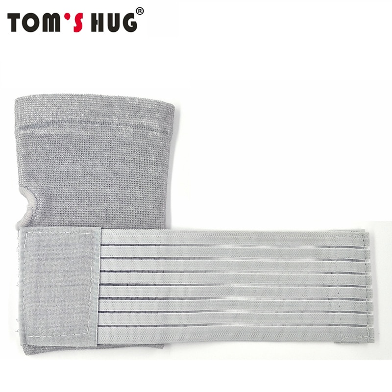 Tom& #39 ;s knus sportsarmbånd håndledsstøtte 1 stk trykforbinding håndfladebeskytter håndledsbøjle armbånd grå