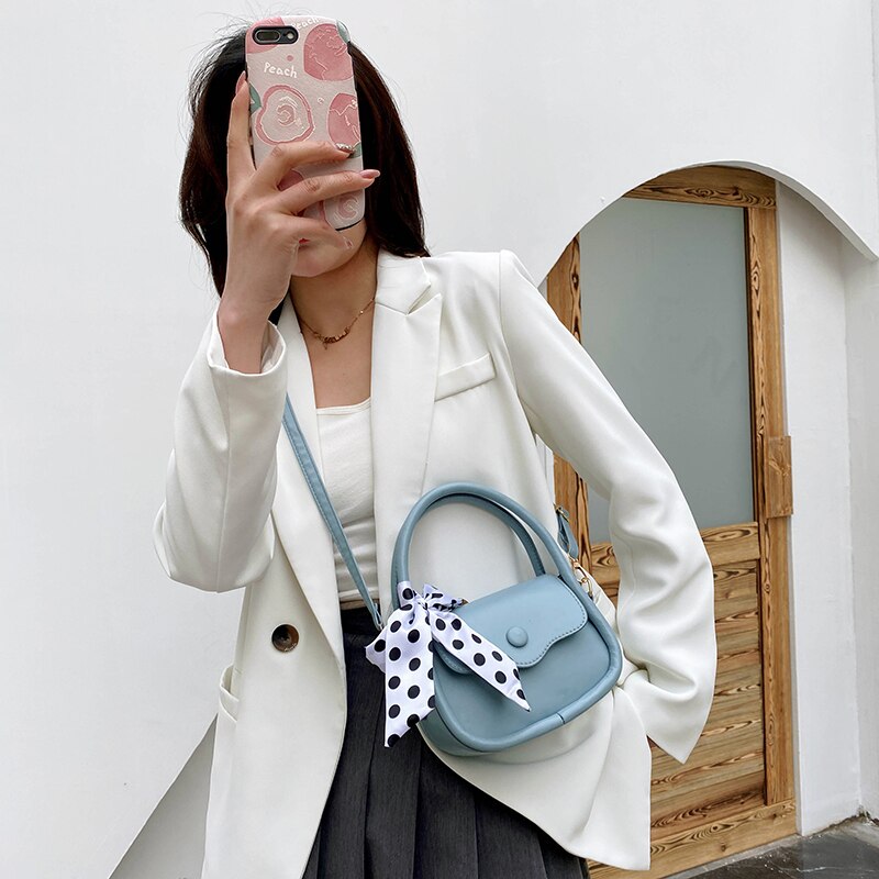 Einfache Kunst Und Weise Frauen Kleine Klappe Schulter Bote Taschen PU Leder Weibliche Bowknot Geldbörse Handtaschen Neue Elegante Damen Telefon Beutel