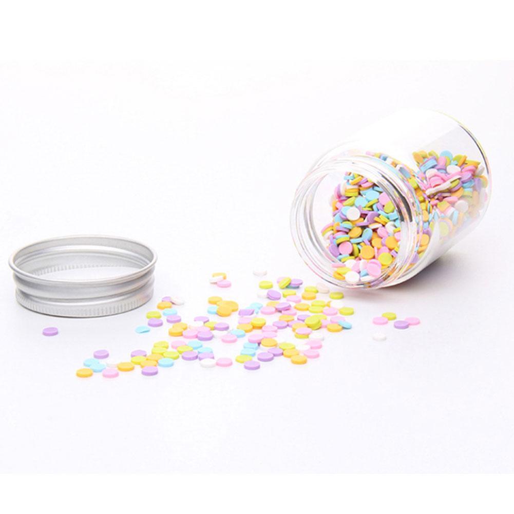 Aluminum Lid Glass Bottle Clear Glass Small Old Hand-made Candy Mouth Color Packaging Medicine Bottle