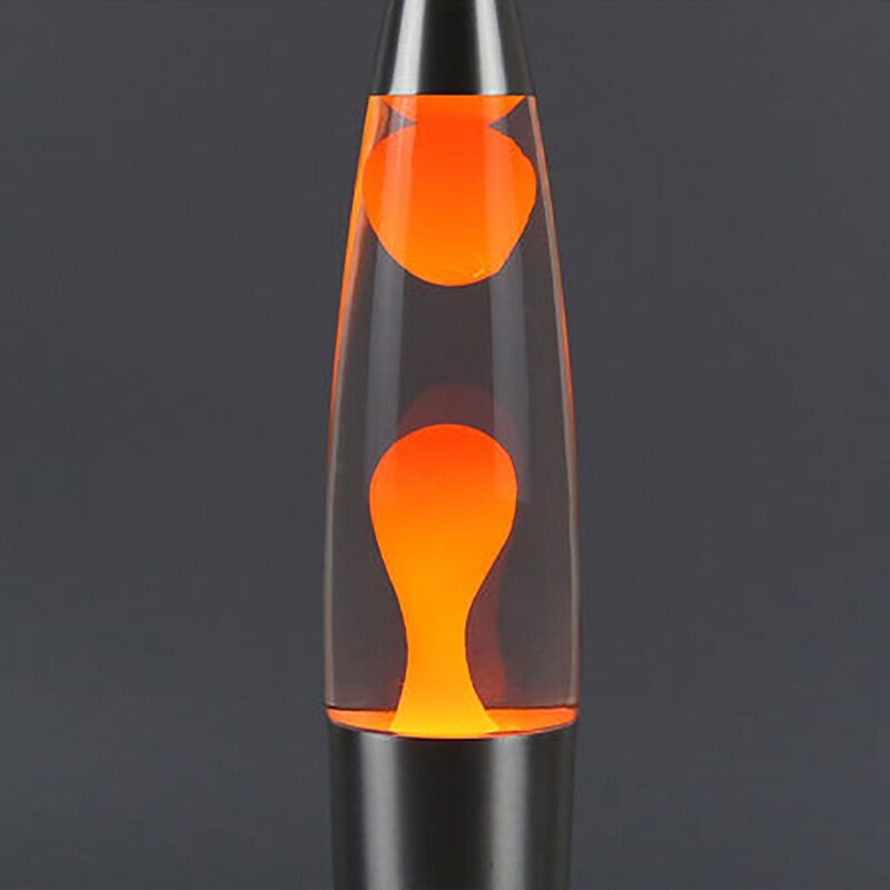 Nyhed lavalampe voks vulkan natlys metal base vandmænd nattlys blænding glødende lava belysning lampe