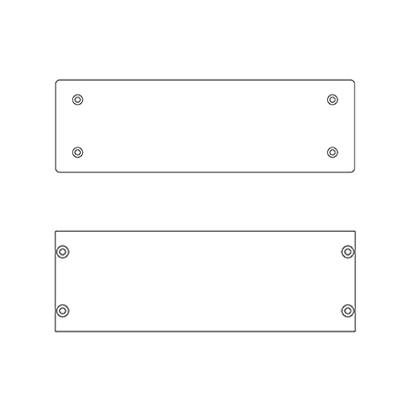 Tokban Audio 2307 226.5*70*271mm Aluminum Class A Power Amplifier Chassis Enclosure with Radiator DIy Home Amp Case Shell: Khaki / 110 V