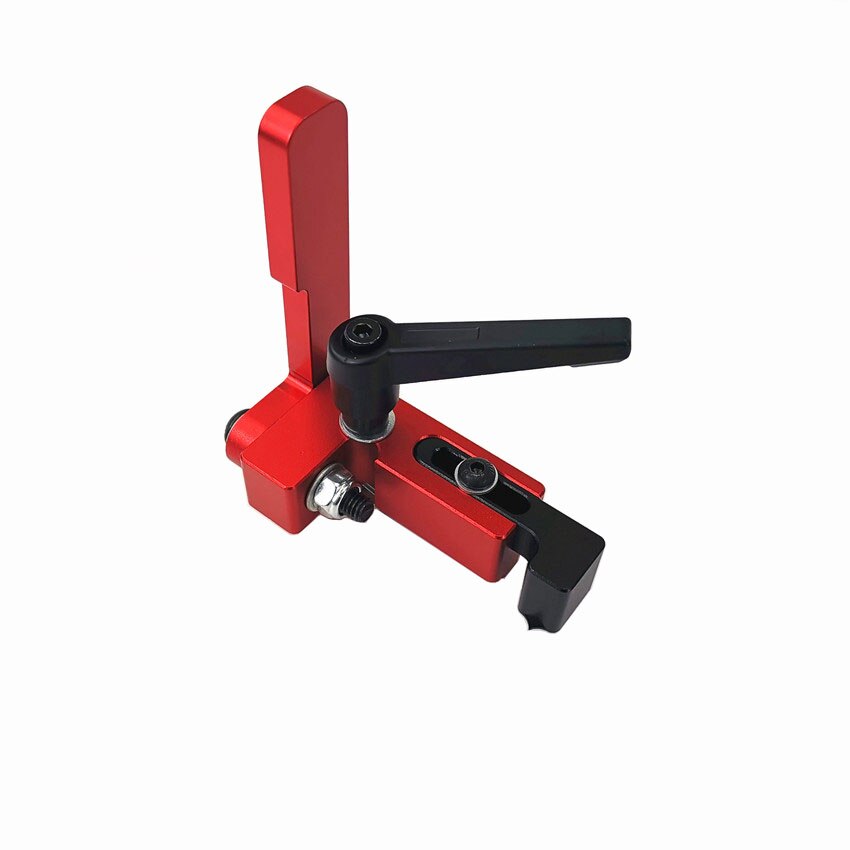60/80/100cm 75mm height Miter Track T-track Stop Sliding Brackets T-Slot Aluminium Profile Woodworking workbench DIY Accessories: Stop