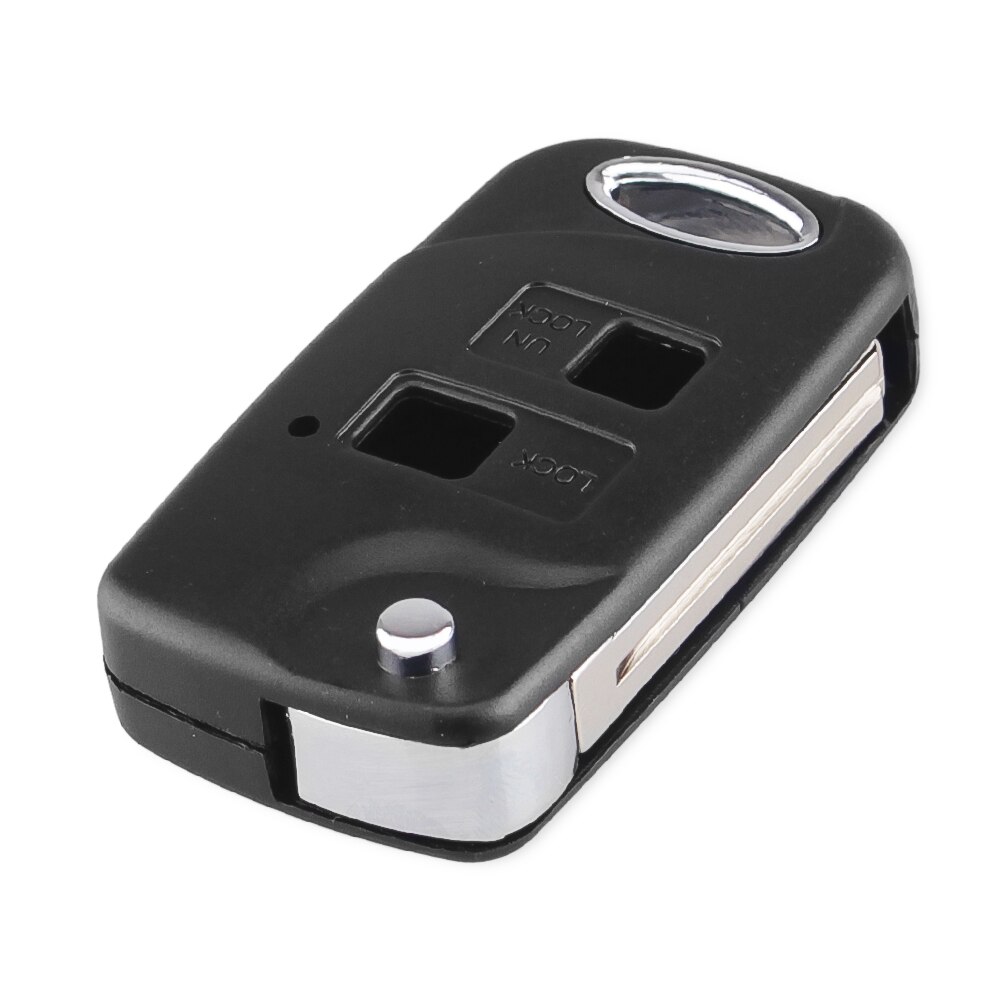 KEYYOU obudowa kluczyka robić samochodu Toyota Yaris Prado Tarago Camry Corolla zabawka43 / zabawka47 / zabawka48 ostrze + gumowy przycisk Podkładka 2/3 BTN