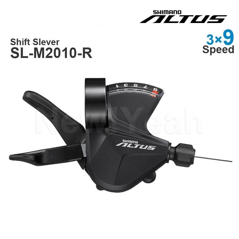 SHIMANO ALTUS M2000 serie 3x9v MTB bici bicicletta gruppo leva del cambio SL-M2010-R/L 3 × 9-27speed ricambi originali