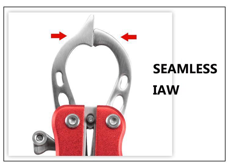 Gorący sprzedawanie przenośna przestrzeń aluminium chwytak robić ryb ryby chwyt warga Zacisk chwytak kontroler ryb szczypce robić połowu