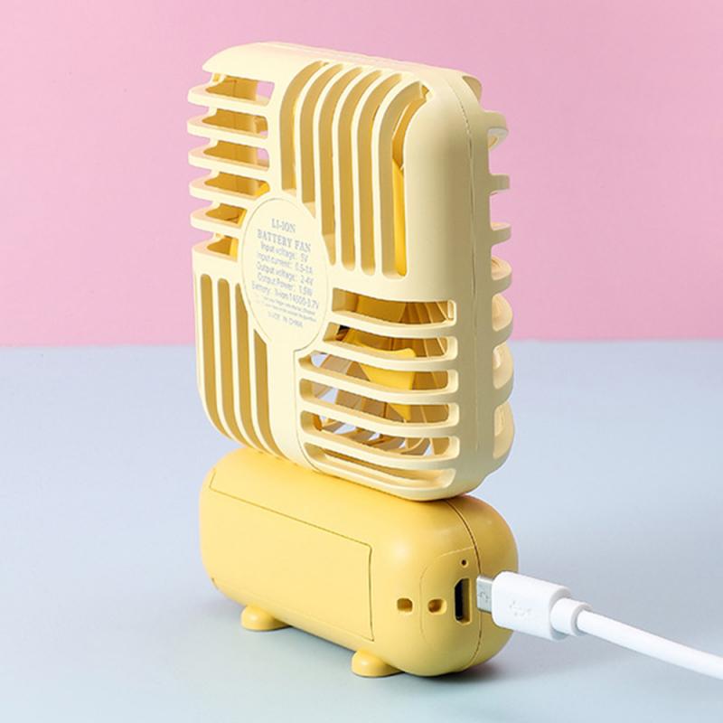 Draagbare Mini Ventilator Zomer Verstelbare Fans Voor Thuis Officedesk Bureau Travel Usb Oplaadbare Ventilator Voor Student