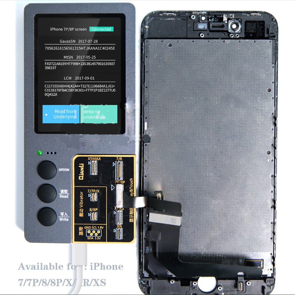 Icopy Plus 2.1 Lcd-scherm Lichtgevoelige Originele Kleur Photometer Voor Iphone 7 8 8P X 11 Max Batterij Reparatie programmeur