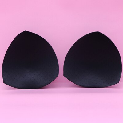 Arherigele Foam Push Up Bra Pad for Women Bikini Swimsuit Padding Inserts Breast Invisible Bra Pad Bra Cup Intimates Accessories: Black / L