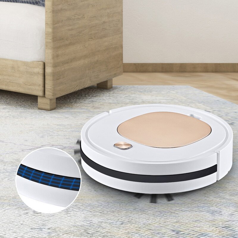 Robot Vacuum Cleaner Home Smart Silent Fully Automatic Mopping Ultra-thin USB Charging Vacuum Cleaner