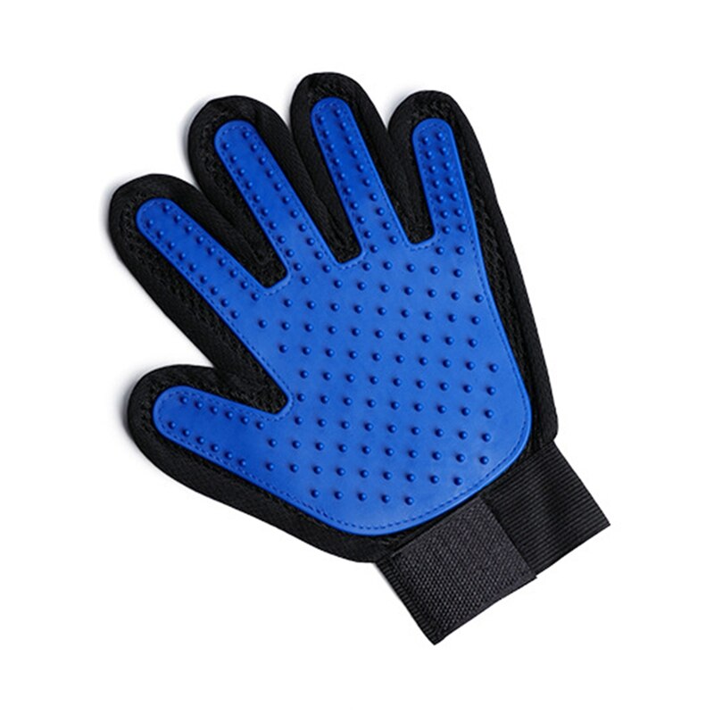 3 Stks/set Huisdier Mijten Flea Extractor Insect Clip Kat Hond Schoonmaken Krassen Apparaat Pincet Springen Schorpioen Haak Dierbenodigdheden: 1pc Blue Left glove