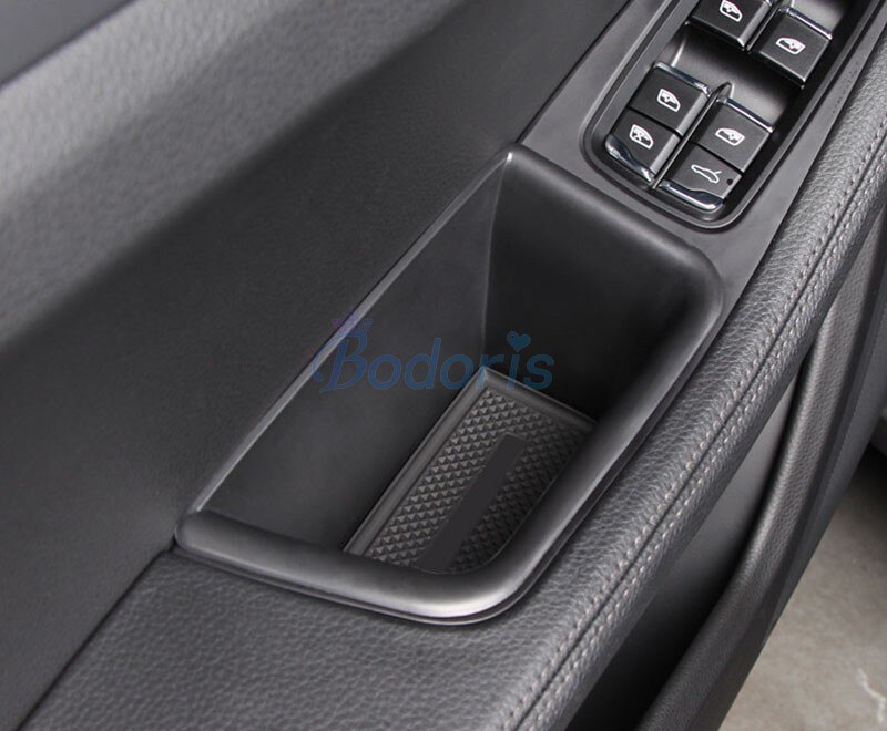 For Porsche Macan Door Holder Armrest Storage Box Container Tray Car Organizer Styling Accessories