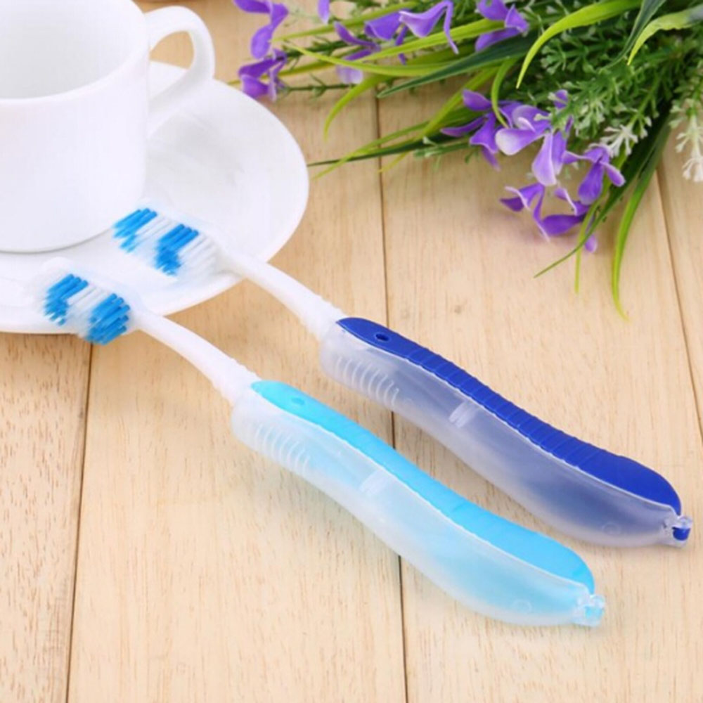 Brosse à dents pliable en plastique de , voyage Camping, extérieur, Portable, randonnée, pour l&#39;hygiène buccale, outils de nettoyage, 1 pièce