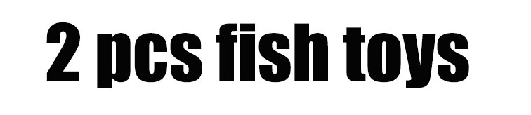 The Original Fish Toy Swim in water Fish Toys For Cat: 2pcs Fish Toys