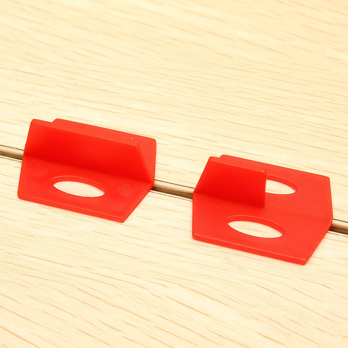 50pcs 2mm Tile Leveling System 3 Side Tile Spacer Cross And T Floor Wall Tool