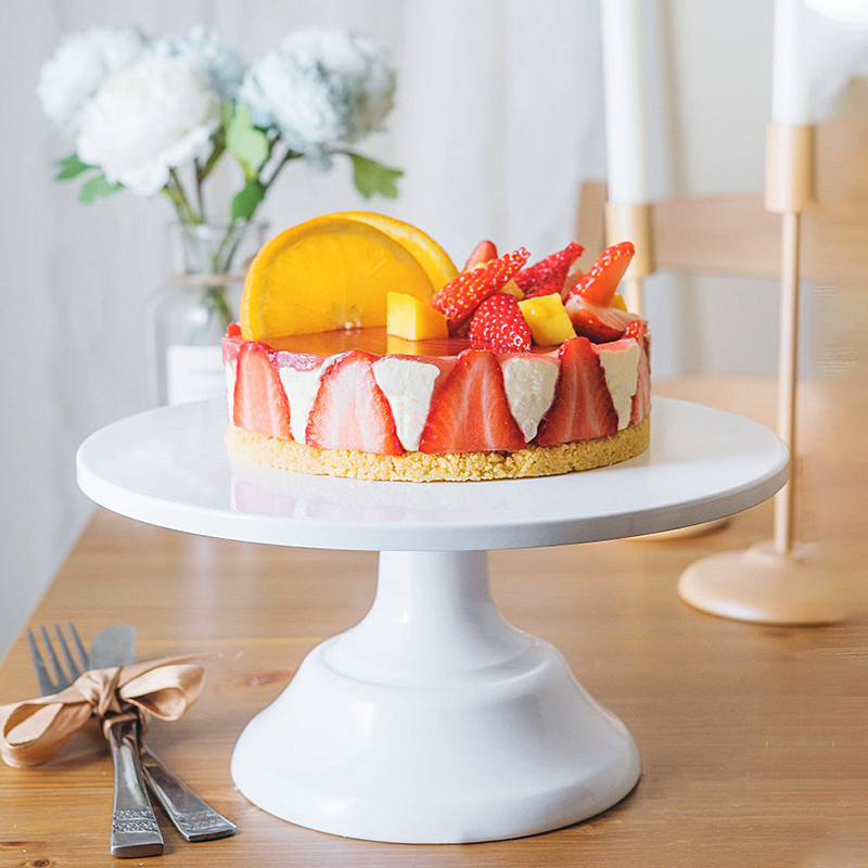 Présentoir à Gâteau en Métal T1 de 8, 10 et 12 Pouces, Table à Dessert pour ixà Domicile