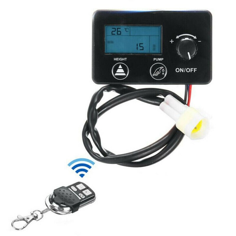 12V/24V Lcd Monitor Car Air Heater Switch Track Parking Heater Remote Controller