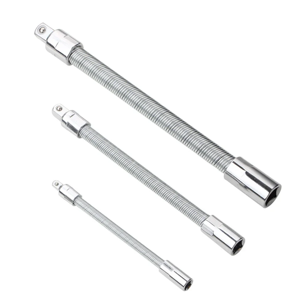 Drive Socket Extension Bar Adapter Connective Rod Flexible Shaft Conversion Head High Torque Ratchet Wrench Electronic Drill