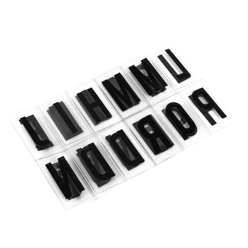 104 pièces cinématique Lightbox remplacement lettres et chiffres signes noir pour A4 éclairer boîte aux lettres signe Message Board 65.4x35mm(LED
