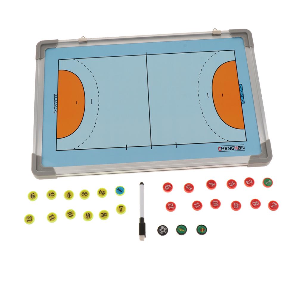 Handbal Magnetische Coaches Board Professionele Strategie Onderwijs Klembord Met Markers En Uitwisbare Pen