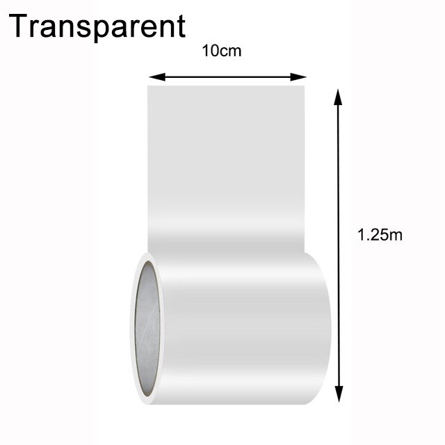 Herramientas de emergencia para coche de 10cm de ancho, cinta impermeable de fibra súper fuerte para detener fugas, cinta de reparación de rendimiento autofijable: Transparente