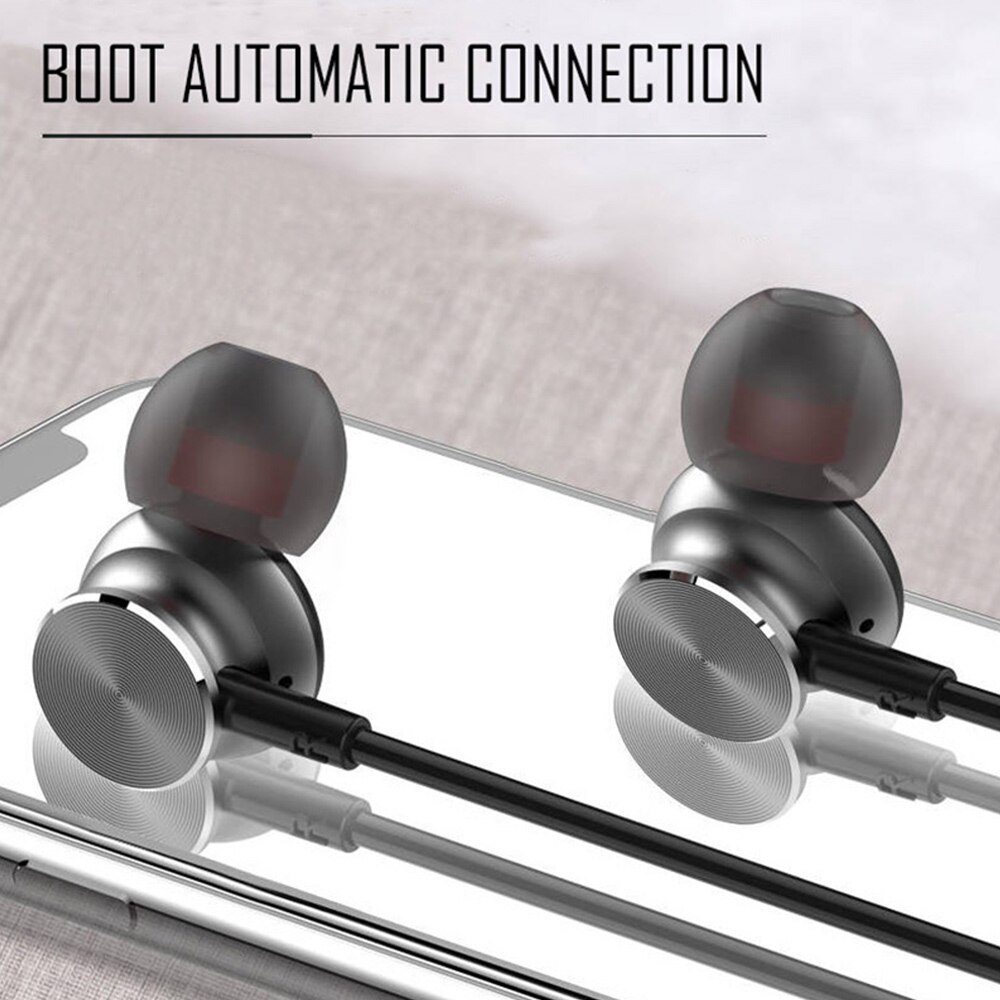 zy-01 Bluetooth 5.0 Wireless Sports Headset Magnet Binaural HIFI Stereo Running In-ear Neck Hanging Music Earphone Outdoor A2DP