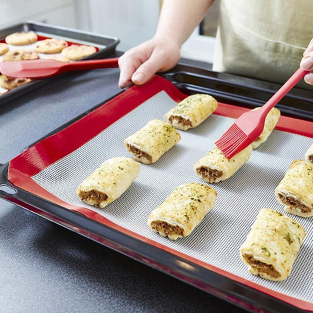 Silicone Rolling Mat Non Stick Dough Cake Pastry Swiss Roll Macaron Baking Tools Sheet Liner Pad Bakeware