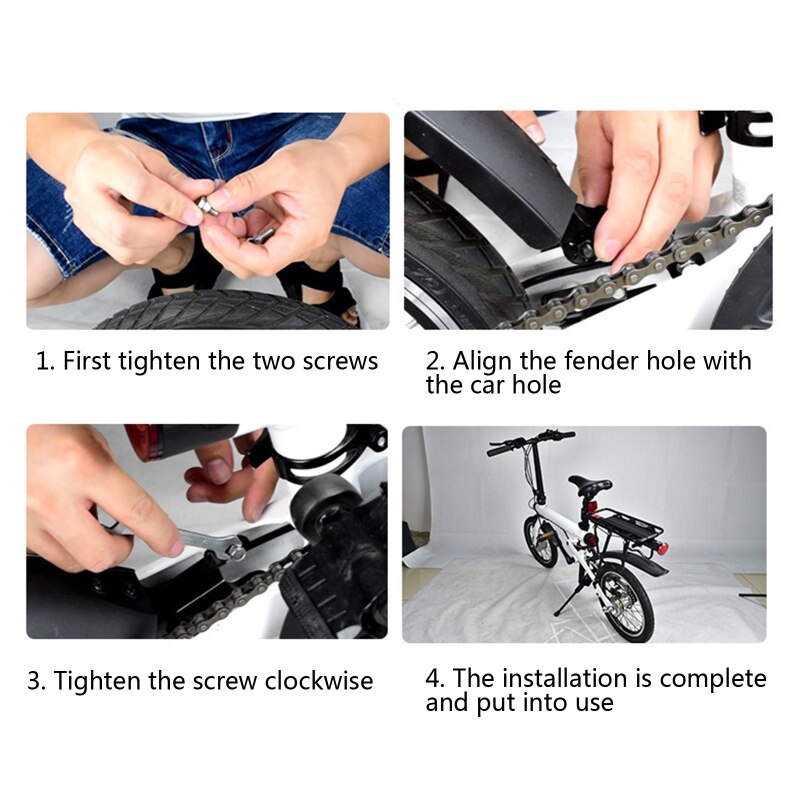 Guardabarros delantero y trasero para bicicleta eléctrica, soporte de trípode, Compatible con Xiaomi Qicycle Ef1, novedad de 2022