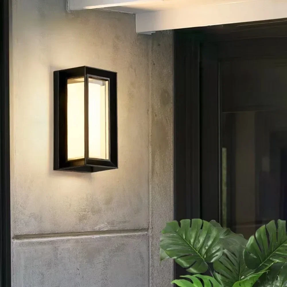 Moderne led-buitenwandlamp Ip65 waterdichte veranda balkon tuin buitenkandelaar verlichting villa terras huisverlichtingsarmaturen