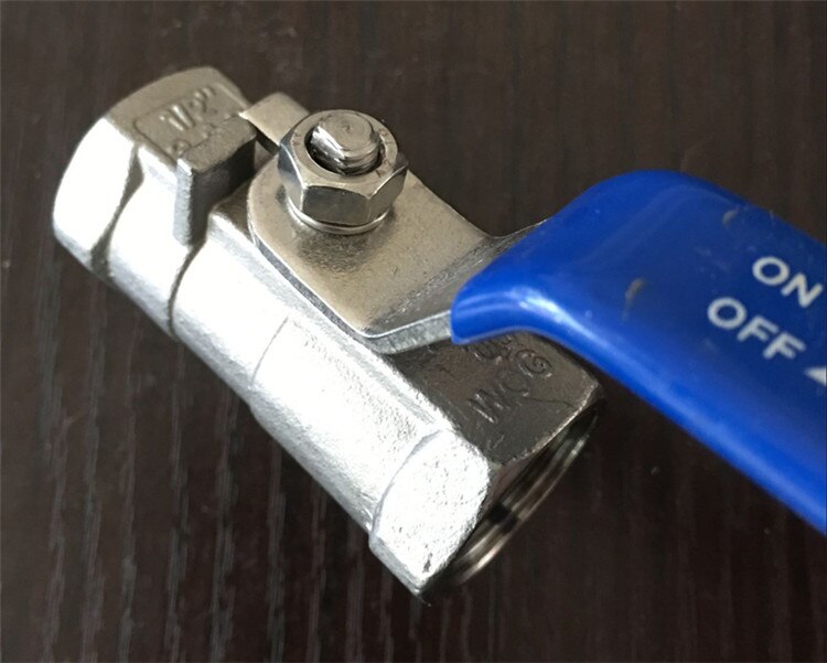 304 stainless one-piece internal threaded water pipe valve steel ball valve
