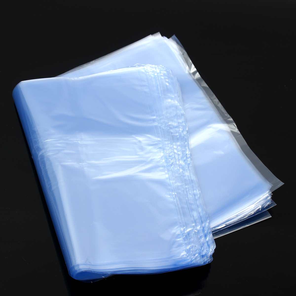 100 st 20 x 30cm mjuk genomskinlig formblåsning pvc värmekrympbara påsar skyddsfilm kosmetisk förpackning plastmaterial