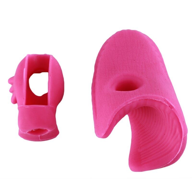 Gemeenschappelijke Strijkstok Hold Buddy Viola Onderwijs Aid Violino Boog Grip Apparaat Holding Boog Grip Corrigeren Apparaat Accessoires: pink