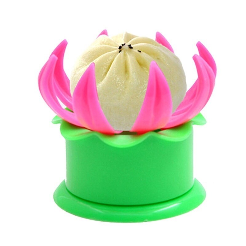 Kitchen DIY Bun Mold Steamed Stuffed Pastry Pie Machine Mould Tool Buns Kitchen Cooking Tools Maker Dim Sum Shaper: green