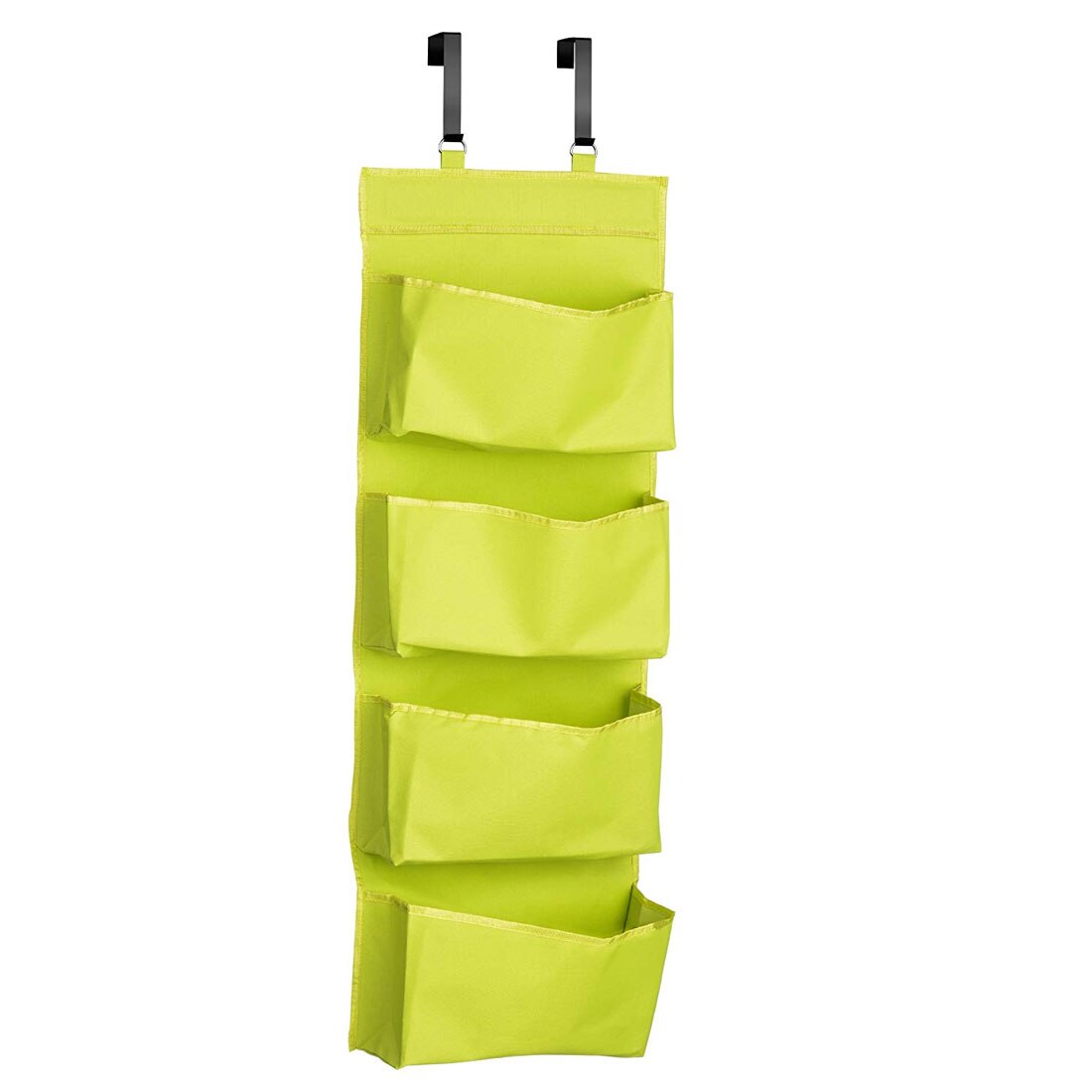 1pc Housewares 4-Tier Over Door Hanging Organiser Storage Pockets Wardrobe Unit Shoes: Green