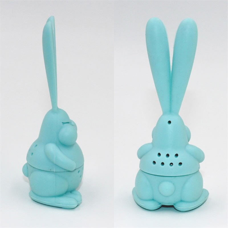 Obr siliconen boze konijn thee-infuser theepot theefilter losse theebladeren zeefbal zetfilter accessoires