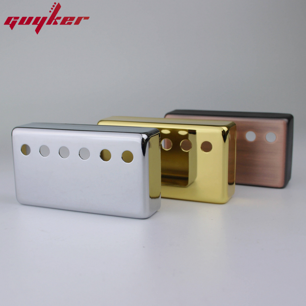 1 Juego de cubiertas para pastilla de guitarra Humbucker, Material Cuproníquel para piezas de guitarra LP 50 52MM