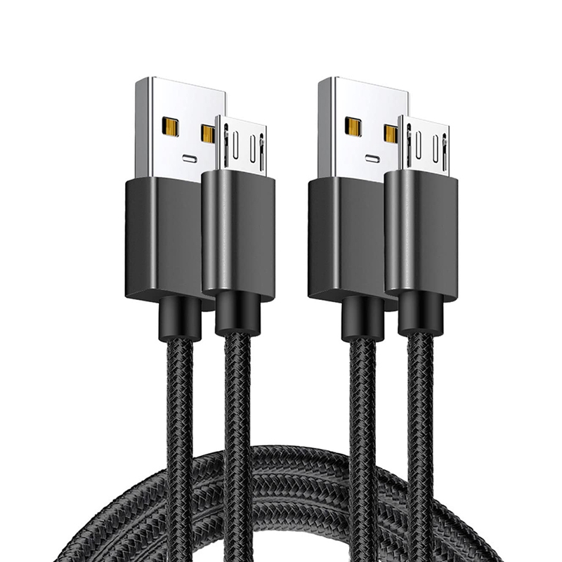 Micro-Usb Kabel 3 Meter 2 Pack, Lange Android Charger Cable, micro-Oplaadkabel Voor Samsung S7/ S6/ S5 Charger Cable