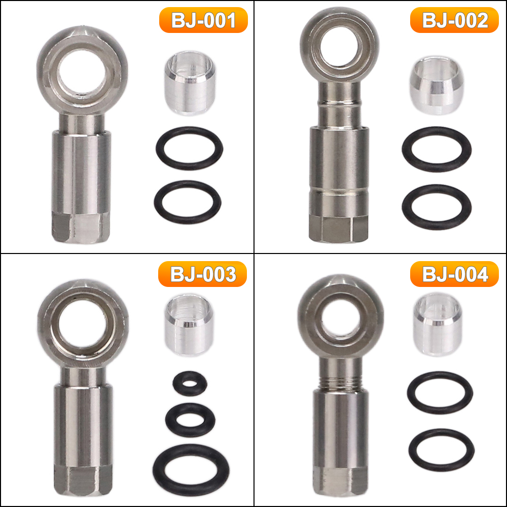 HEPPE Fahrrad hydraulische Bremse Banjo passend zu Edelstahl Schlauch passend zu Olive Verbinder für BH90 SLX/XT/XTR MT4/5/6/7/8 Bremse