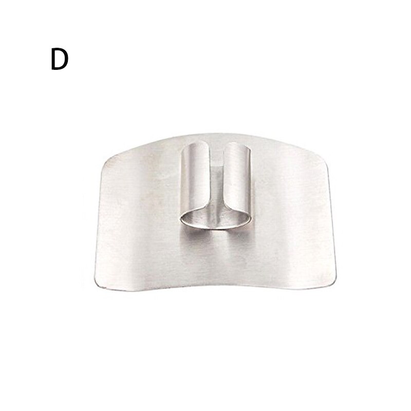 4PCS Stainless Steel Finger Guard Finger Hand Cut Hand Protector Knife Cut Finger Protection Tool Kitchen Knives &amp; Accessories: D