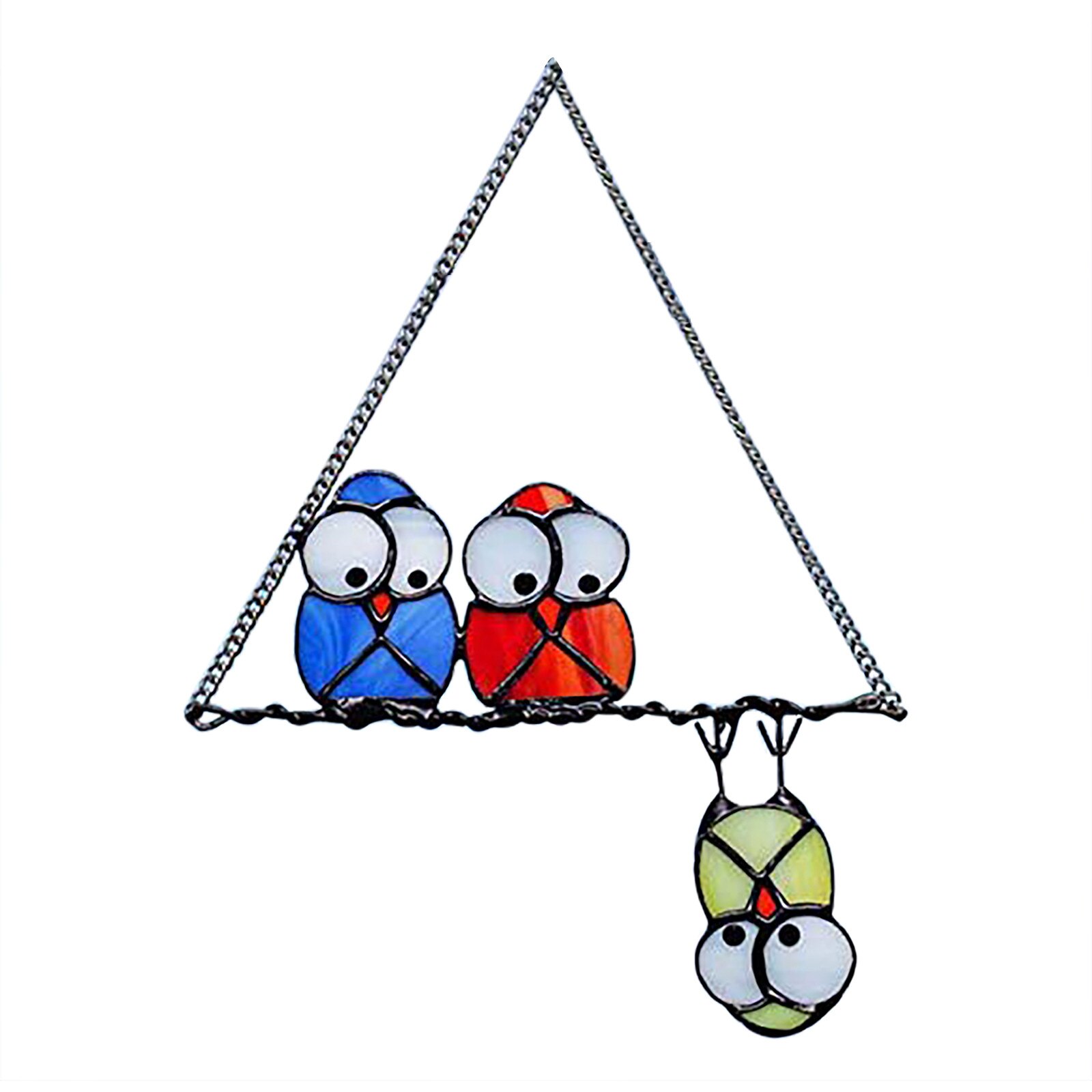 Bird Species Stained Pendant Window Hanging Decorations Suncatcher Acrylic Crafts Stained Glass Panels: A