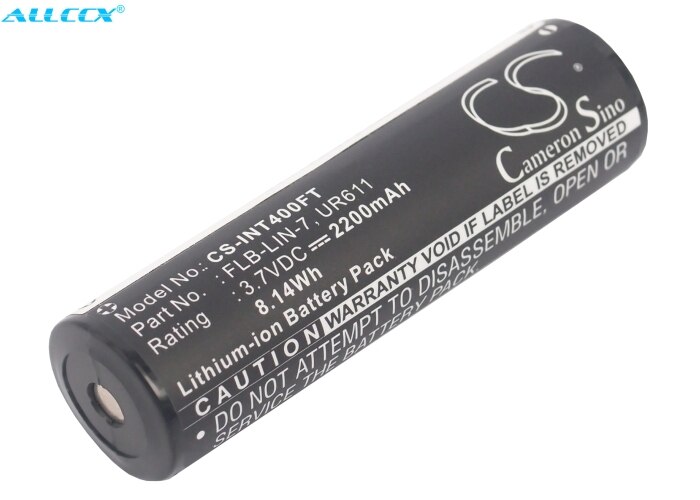 Cameron Sino 2200mAh Battery FLB-LIN-7, UR611 for Inova T4, T4 Lights, UR611