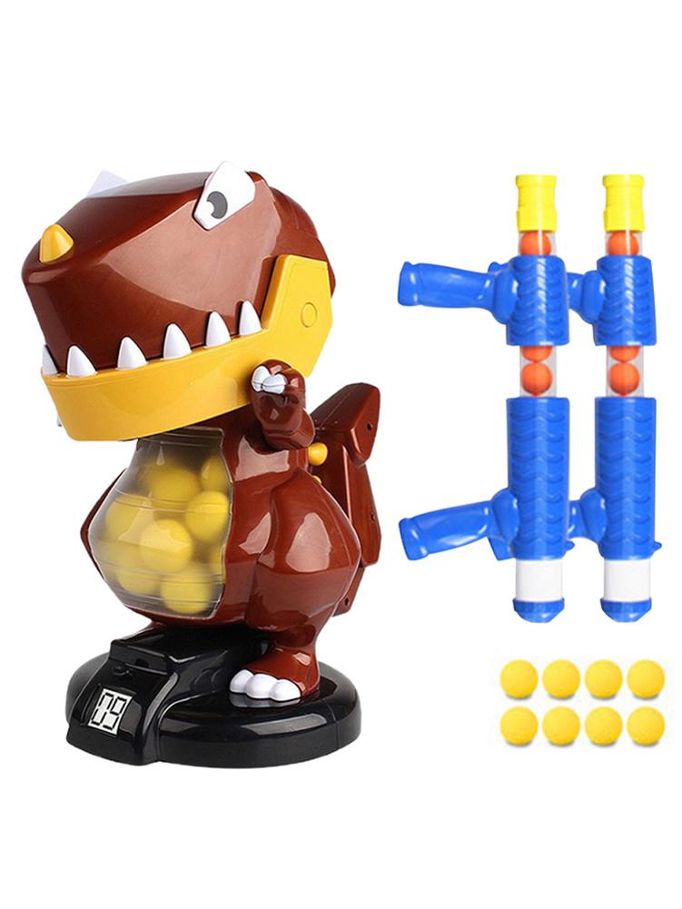 Pistolet zabawki zasilany powietrzem bezpieczeństwo miękki pocisk pistolety uderzyć głodny strzelanie kaczka elektroniczna gra cel kula zabawka dla dzieci odkryty kryty prezent