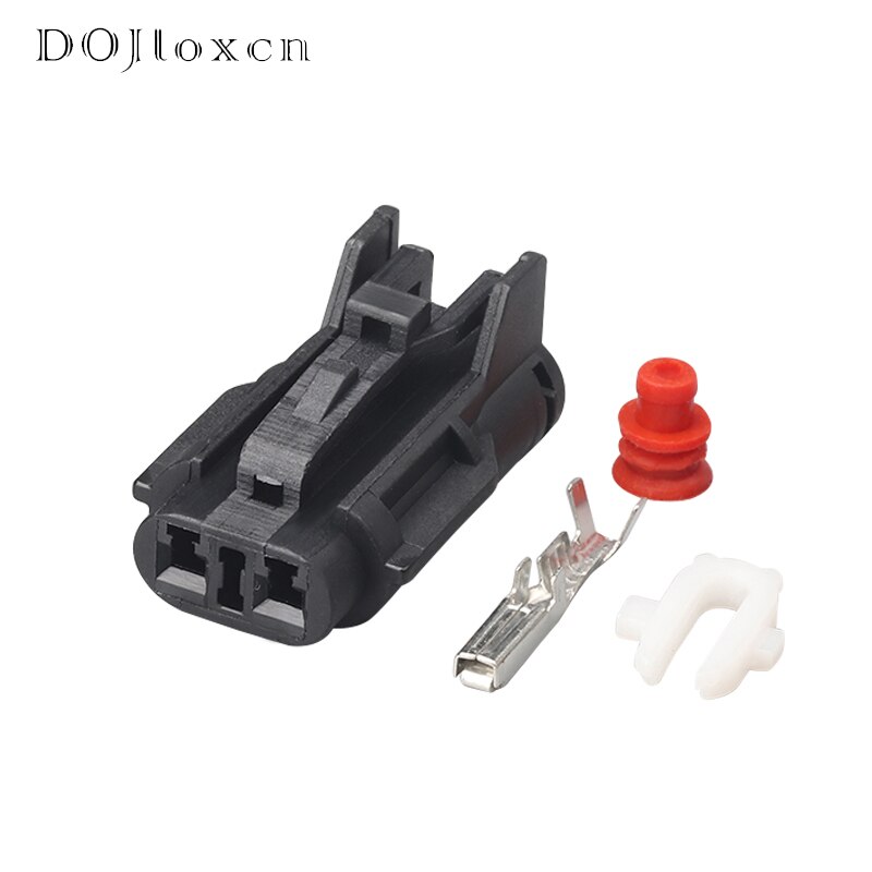1/5/10/20/50 Sets 2 Pin Waterproof Electrical Sensor KET Wiring Male Female Connector For Hyundai Elantra MG640322-5 MG610320-5: 2p female / 50 sets