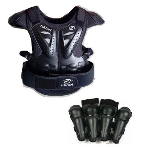 Geschikt Voor Hoogte 0.9-1.3M Kind Jeugd Jongens en Meisjes Body protect armor Motocross Riding Skiën Schaatsen Knie elleboog Guard Kids: 4