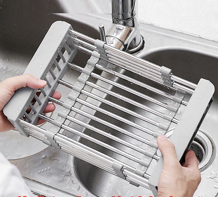 Odpływ zlewu kuchennego kosz spustowy stojak ze stali nierdzewnej basen zlew zlew sztućce opróżniony kosz wody chowany zlew teleskopowy